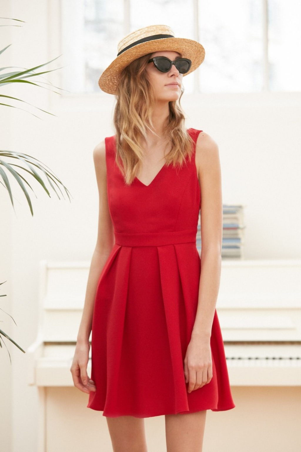 Red Rencontre Mini Dress CIRCLE CLOSET